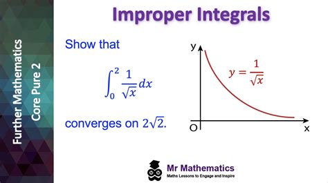 Introduction to Improper Integrals An improper integral of a function f(x) > 0 is: ∞ N f(x) dx = lim f(x) dx. a N→∞ a We say the improper integral converges if this limit exists and …